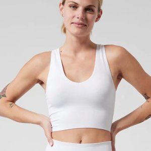 Athleta Aurora Crop Tank White NWOT